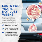 (2 Pack) Motivational Goat Magnets - Goof Off Decor - Cute Inspirational Animal Art - 5" On Longest Side - for Cars, Fridges, Toolboxes - Made in USA - MAG5618