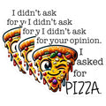 (3 Pack) Funny Pizza Decals - Pizza Lover - Laptop Decals - 3 Inches On Longest Side - Easy Peel & Apply - Made in USA - 3MCS7550