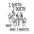 (2 Pack) Shakespeare Humor Magnets - Shakespearean Quote - Funny Fridge Decor - 5" On Longest Side - for Cars, Fridges, Toolboxes - Made in USA - MAG5607