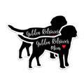(2 Packs) Golden Retriever Mom Magnets - Golden Retriever Dog Magnets - 5 Inches On Longest Side - Premium Magnet - for Fridges, Toolboxes, Cars - Made in USA - MAG2475