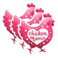 (3 Pack) Chicken Mama Decals - Farm Decals - Chicken Lover Laptop Decal - 3 Inches On Longest Side - Easy Peel & Apply - Made in USA - 3MCS8420