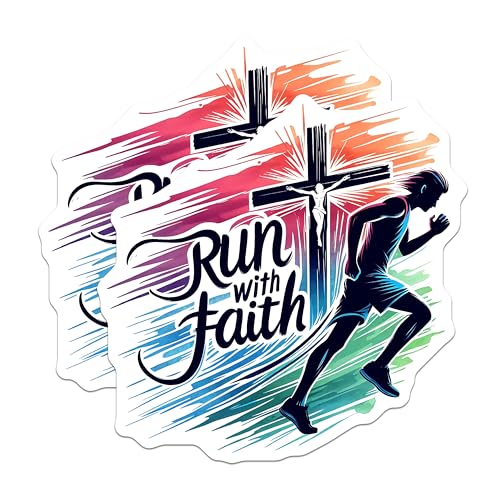 (2 Pack) Inspirational Christian Quote Magnet - Motivational Sports Decor - 5" On Longest Side - Sticks to Smooth Flat Surfaces - Made in USA - MAG9638