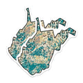 (2 Pack) West Virginia Magnets - State Pride Decor - WV Souvenir Fridge Magnets - 5" On Longest Side - Premium Magnet - for Cars, Refrigerators, Toolboxes, Lockers - Made in USA - MAG17504