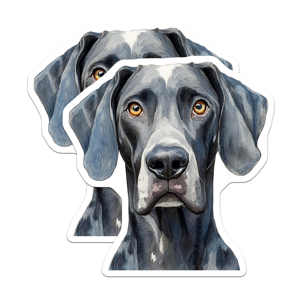 (2 Pack) Weimaraner Dog Magnets - Funny Dog Portrait - Fridge Decor Gift - 5" On Longest Side - Premium Magnet - for Cars, Refrigerators, Toolboxes, Lockers - Made in USA - MAG15636
