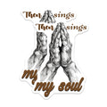 (2 Pack) Praying Hands Magnets - Religious Verse - Inspirational Fridge Decor - 5" On Longest Side - Premium Magnet - for Cars, Refrigerators, Toolboxes, Lockers - Made in USA - MAG16671