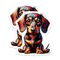 (2 Pack) Dachshund Dog Magnets - Cute Puppy Art - Sausage Dog Decor - 5" On Longest Side - Premium Magnet - for Cars, Refrigerators, Toolboxes, Lockers - Made in USA - MAG14091