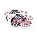 (2 Pack) Cowgirl Up Hat Magnets - Western Theme Magnets - Cow Print Magnets - 5" On Longest Side - for Cars, Refrigerators, Toolboxes, Lockers - Made in USA BMCS3148