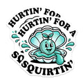 (2 Pack) Hurtin for A Squirtin Magnets - Funny Slogan - Raunchy Humor Fridge Magnets - 5" On Longest Side - Premium Magnet - for Cars, Refrigerators, Toolboxes, Lockers - Made in USA - MAG15118