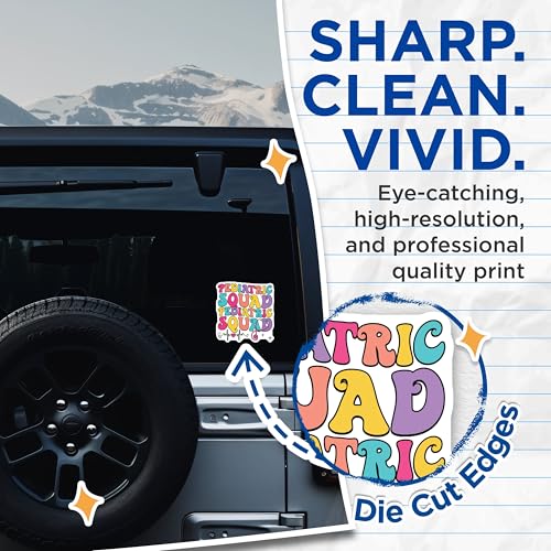 (2 Pack) Pediatric Squad Stickers - 5" On Longest Side - Sticks to Smooth Flat Surfaces - Made in USA - BMCS9136 - BMCS9136