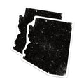 (2 Pack) Arizona State Magnets - Distressed AZ Map - Fridge Magnets - 5" On Longest Side - Premium Magnet - for Cars, Refrigerators, Toolboxes, Lockers - Made in USA - MAG17982