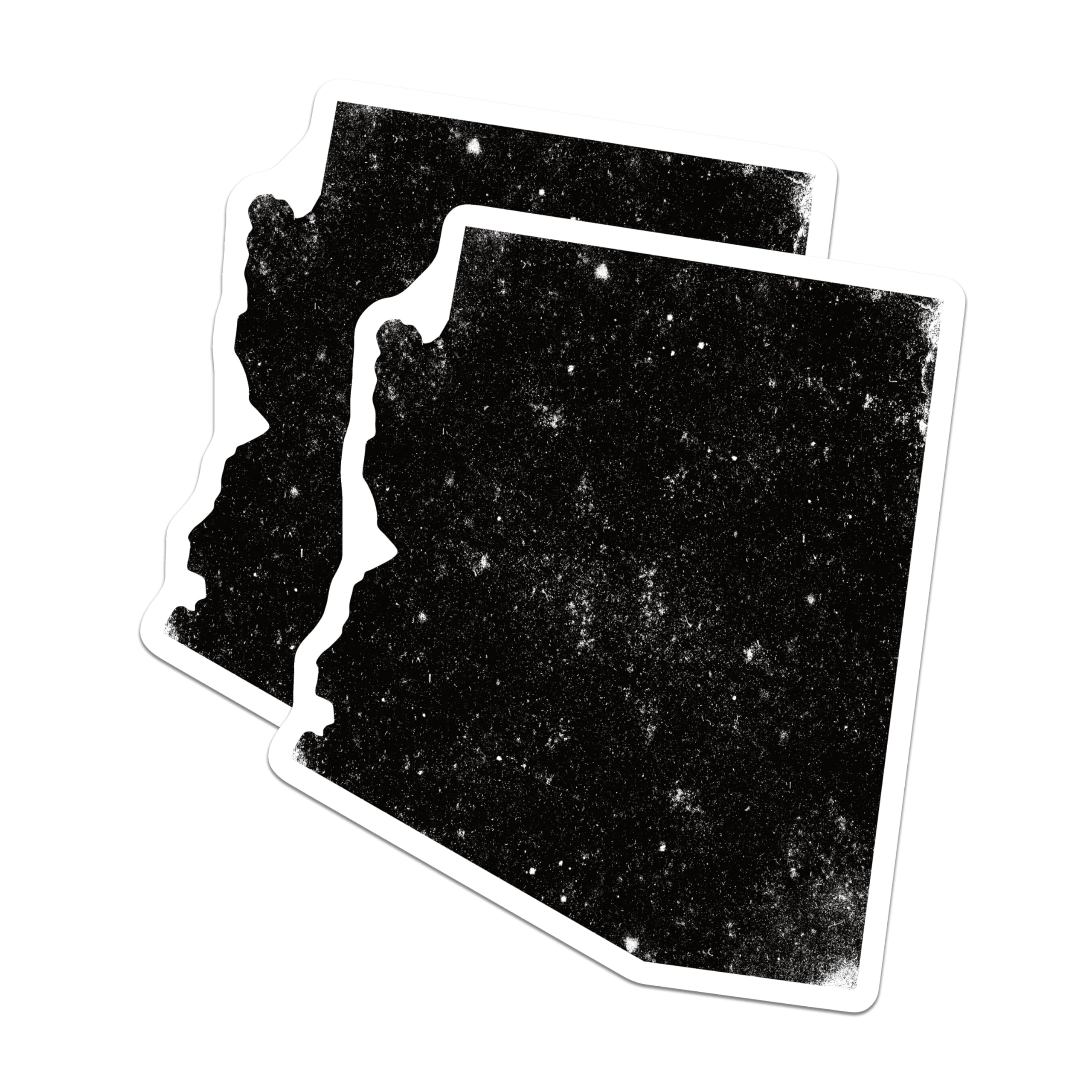 (2 Pack) Arizona State Magnets - Distressed AZ Map - Fridge Magnets - 5" On Longest Side - Premium Magnet - for Cars, Refrigerators, Toolboxes, Lockers - Made in USA - MAG17982