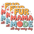 (3 Pack) Fur Mama Decals - Dog Lover Decal - Pet Owner - Laptop Decal- 3 Inches On Longest Side - Easy Peel & Apply - Made in USA - 3MCS5859