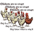 (3 Pack) Chicken Decals - Funny Chicken Saying - Laptop Decal - 3 Inches On Longest Side - Easy Peel & Apply - Made in USA - 3MCS1450