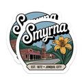 (2 Pack) Smyrna Georgia Magnets - Jonquil City Art - Hometown Souvenir Decoration - 5" On Longest Side - Premium Magnet - for Cars, Refrigerators, Toolboxes, Lockers - Made in USA - MAG17459