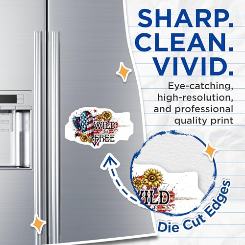 (2 Pack) Wild and Free Magnets - Cactus Design - 5" On Longest Side - for Cars, Fridges, Toolboxes - Made in USA - MAG788