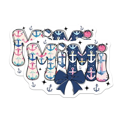 (2 Pack) Mimi Anchors Magnets Magnets - 5" On Longest Side - Made in USA - Sticks to Refrigerators & Metal Surfaces - MAG9004