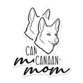 (2 Pack) Canaan Dog Mom Magnets - Canine Parent Decor - Breed Specific Flair - 5 Inches On Longest Side - Thick Durable Magnet - Made in USA - MAG27015