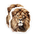 (2 Pack) Lion Magnets - Majestic Animal Decor - Refrigerator Magnets Home Decor - 5" On Longest Side - Premium Magnet - for Cars, Refrigerators, Toolboxes, Lockers - Made in USA - MAG14896