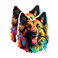 (2 Pack) Belgian Tervuren Dog Breed Magnets - 5 Inches On Longest Side - Choose from Over 100 Dog Breeds - for Cars, Refrigerators, Toolboxes - Made in USA - MAG1774