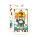 (2 Packs) The Fool Tarot Card Magnets - Spiritual Metaphysical Mystic Magnets - 5 Inches On Longest Side - Premium Magnet - for Fridges, Toolboxes, Cars - Made in USA - MAG2261