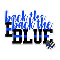 (2 Packs) Back The Blue Magnets - Support Police Policeman Family Wife Support Magnets - 5 Inches On Longest Side - Premium Magnet - for Fridges, Toolboxes, Cars - Made in USA - MAG2441