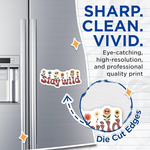 (2 Pack) Stay Wild Magnets - 5" On Longest Side - for Cars, Fridges, Toolboxes - Made in USA - MAG8176