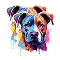 (2 Pack) American Staffordshire Terrier Dog Breed Magnets - 5 Inches On Longest Side - Choose from Over 100 Dog Breeds - for Cars, Refrigerators, Toolboxes - Made in USA - MAG1755