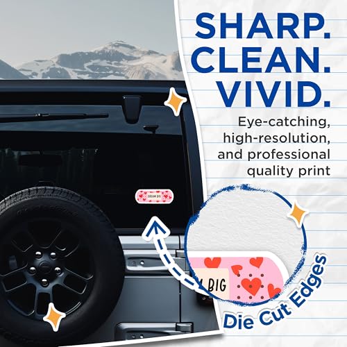 (2 Packs) Dream Big Bandage Stickers - Positive Inspiring Motivating Decals - 5 Inches On Longest Side - Premium Vinyl Decal - Sticks to Any Smooth Flat Surface - Made in USA - BMCS2320