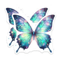 (2 Pack) Galaxy Butterfly Magnets - Celestial Decor - Whimsical Space Art - Aesthetic Fridge Locker Magnets - 5 Inches On Longest Side - Thick Durable Magnet - Made in USA - MAG38357