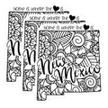 (3 Pack) New Mexico Decals - Home State Pride - Southwest Decal - Laptop Decals - 3 Inches On Longest Side - Easy Peel & Apply - Made in USA - 3MCS7844
