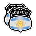 (2 Pack) Argentina Flag Magnets - Argentine Souvenir - Fridge Magnets - 5" On Longest Side - Premium Magnet - for Cars, Refrigerators, Toolboxes, Lockers - Made in USA - MAG18346
