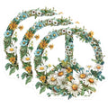 (3 Pack) Floral Peace Sign Decals - Flower Power Symbols - Hippie Aesthetic Decals - 3 Inches On Longest Side - Easy Peel & Apply - Made in USA - 3MCS7627