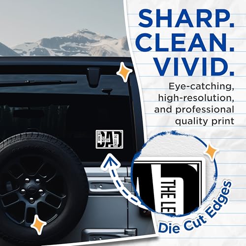(2 Pack) Dad Fixer of All Things Stickers - The Man The Myth The Legend Stickers - Father Appreciation Decal - 5" On Longest Side - Sticks to Smooth Flat Surfaces - Made in USA - BMCS4676