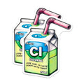 (2 Pack) Funny Chemistry Magnets - Chlorine Joke - Science Enthusiast Decor - 5" On Longest Side - for Cars, Fridges, Toolboxes - Made in USA - MAG8019