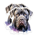 (2 Pack) Neo Mastiff Magnets - Watercolor Dog Art - Majestic Large Breed Pet Lover - Dog Parent Home Decor - 5 Inches On Longest Side - Thick Durable Magnet - Made in USA - MAG29742