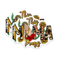 (2 Pack) Christian Mama Magnets - Praying Mom Magnet - Faith Based Decor - 5 Inches On Longest Side - Thick Durable Magnet - Made in USA - MAG26194