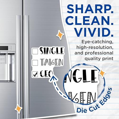 (2 Pack) CEO Magnets Magnets - Office Decor - 5" On Longest Side - Made in USA - Sticks to Refrigerators & Metal Surfaces - MAG9213