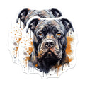 (2 Pack) Cane Corso Magnets - Dog Lover Decor - Pet Portrait Art - 5 Inches On Longest Side - Thick Durable Magnet - Made in USA - MAG30483