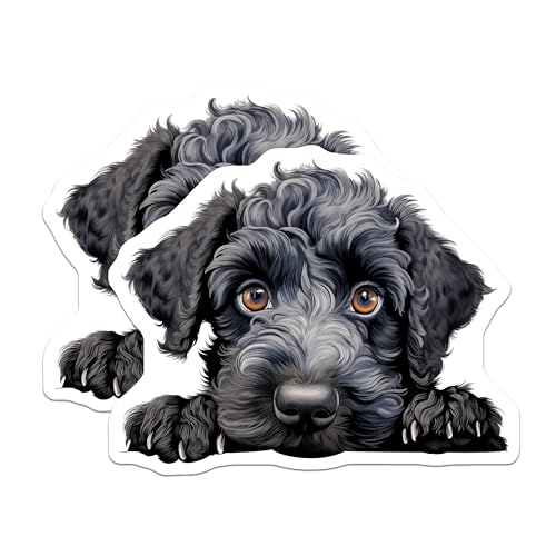 (2 Pack) Animal Lover Decor Magnet - 5" On Longest Side - Sticks to Smooth Flat Surfaces - Made in USA - MAG10208