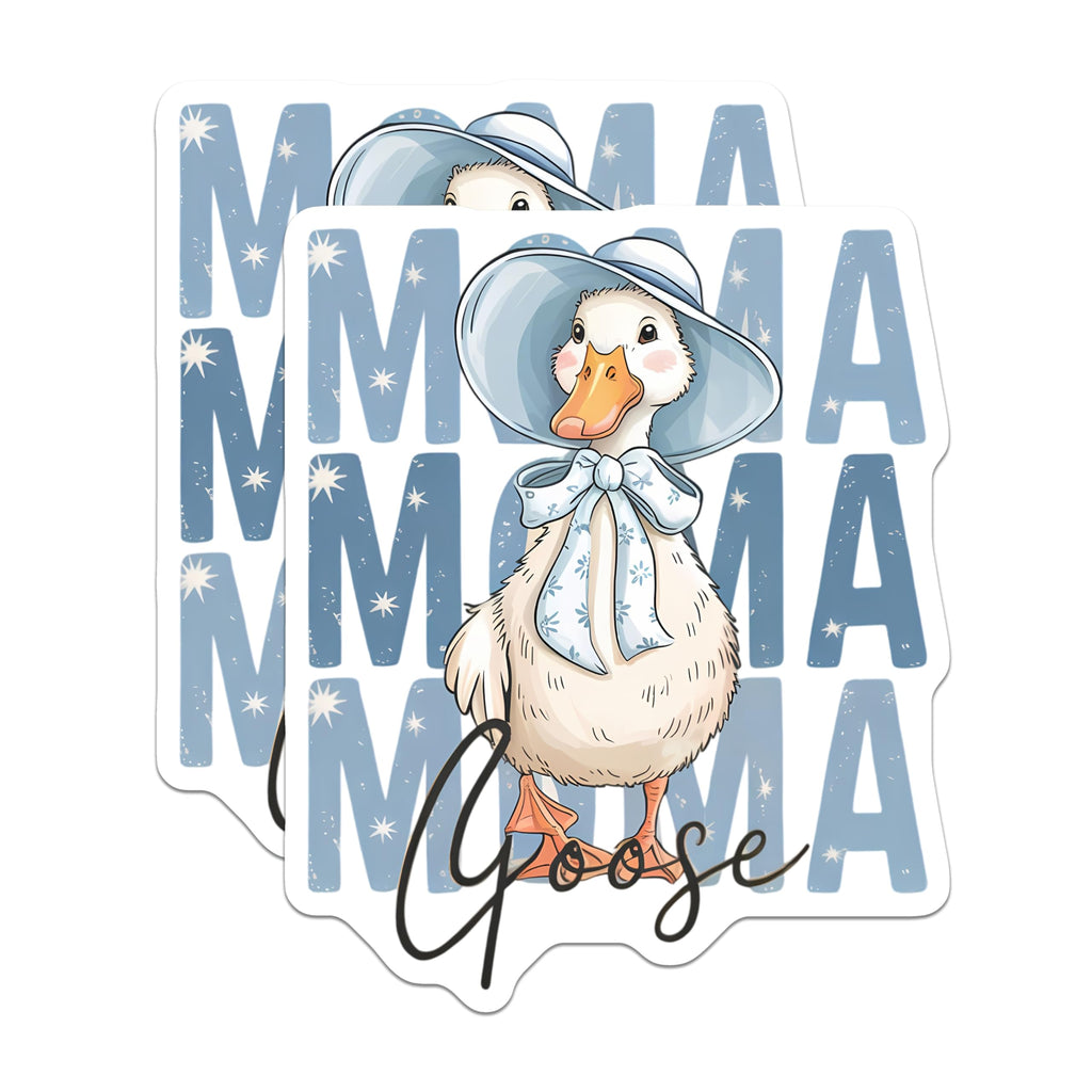 (2 Pack) Mama Goose Magnets - Cute Animal Decor - Mother Appreciation Item - 5 Inches On Longest Side - Thick Durable Magnet - Made in USA - MAG22470