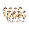 (2 Pack) Silly Goose On The Loose Magnets - Cowboy Geese Decor - Funny Farm Animal Western Kitchen Fridge - 5 Inches On Longest Side - Thick Durable Magnet - Made in USA - MAG39254