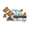 (2 Pack) Christian Saying Magnets - Sunflower Cross - Easter Resurrection Theme - 5" On Longest Side - Premium Magnet - for Cars, Refrigerators, Toolboxes, Lockers - Made in USA - MAG16258