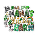 (2 Pack) Mamas Lucky Charm Magnets - St Patricks Day Decor - Irish Mom Fridge Magnet Lucky Mom - 5 Inches On Longest Side - Thick Durable Magnet - Made in USA - MAG27747