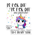 (2 Pack) Funny Unicorn Stickers - Sarcastic Quote - Adult Humor Vinyl Decal - 5" On Longest Side - Sticks to Smooth Flat Surfaces - Made in USA - BMCS7795