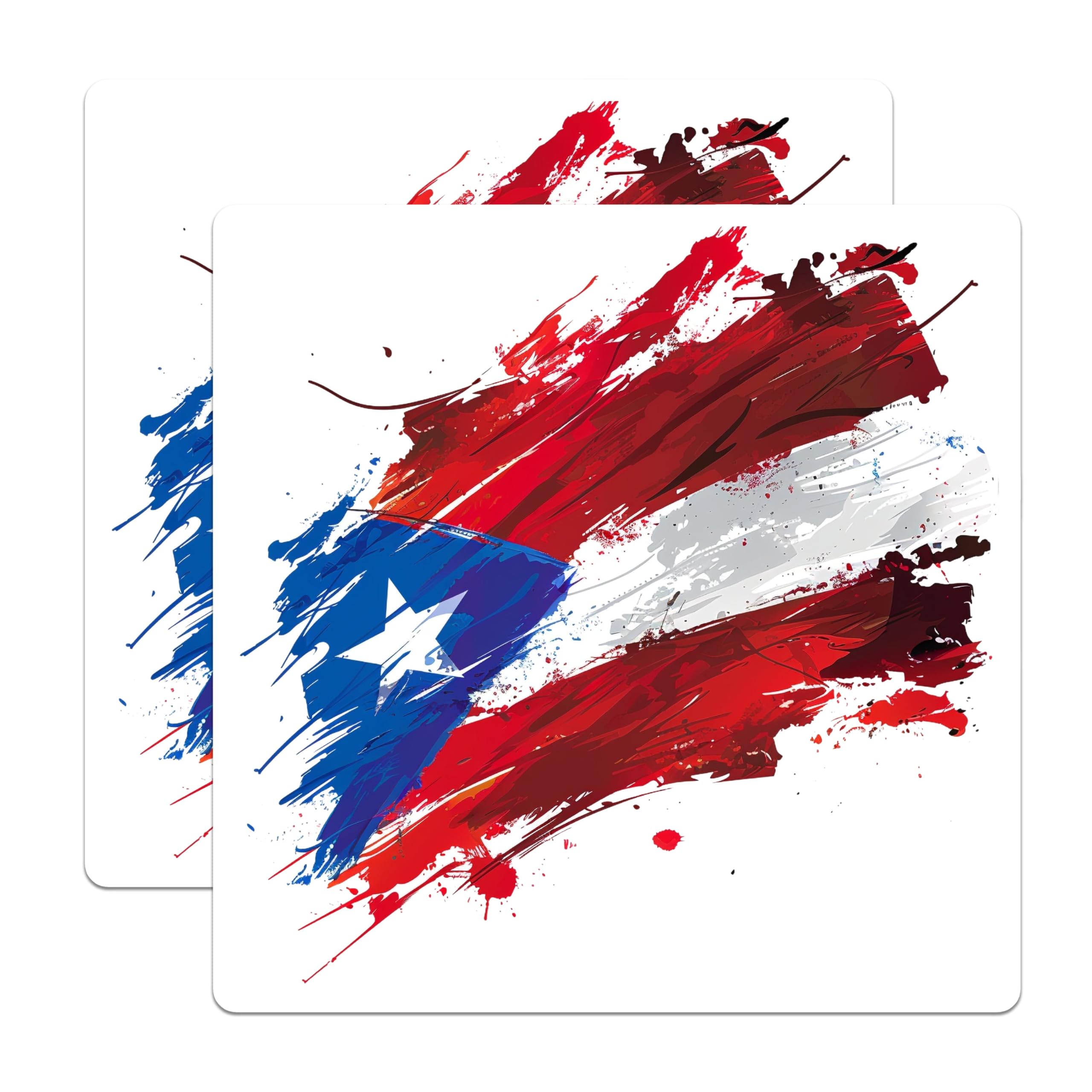 (2 Pack) Chile Flag Magnets - Chilean Pride Decor - Artistic Grunge Style Souvenirs - 5" On Longest Side - Premium Magnet - for Cars, Refrigerators, Toolboxes, Lockers - Made in USA - MAG14621