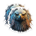 (2 Pack) American Bald Eagle Magnets - Patriotic USA Flag Art - Freedom Symbol Fridge Decal - Military Veteran Pride - 5 Inches On Longest Side - Thick Durable Magnet - Made in USA - MAG22891