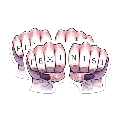 (2 Pack) Feminist Magnets Magnets - Empowerment Decor - Inspirational Quote - 5" On Longest Side - Made in USA - Sticks to Refrigerators & Metal Surfaces - MAG8346