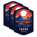 (3 Pack) Idaho Boise Decals - Mountain Landscape - Travel Souvenir - 3 Inches On Longest Side - Easy Peel & Apply - Made in USA - 3MCS0353