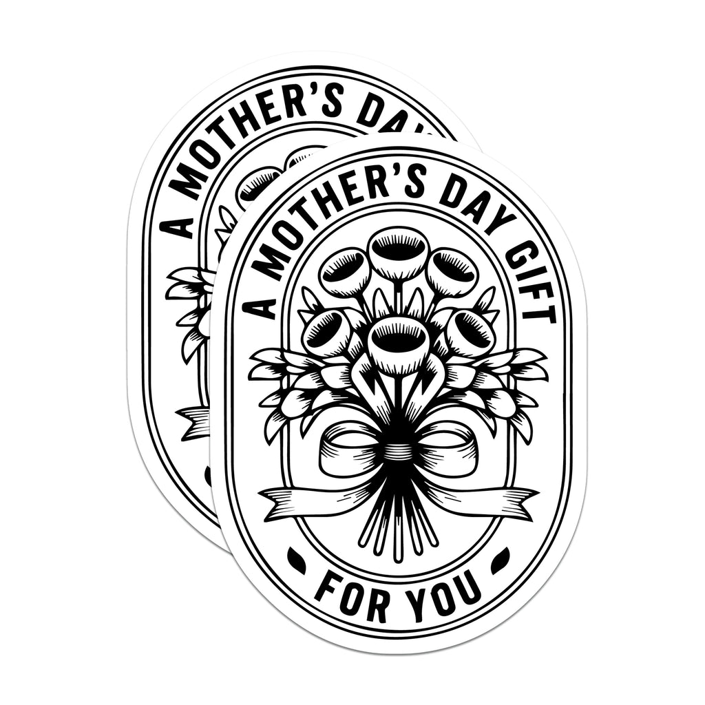 (2 Pack) Magnets for Mom - Floral Bouquet Design - Refrigerator Decor for Her - 5 Inches On Longest Side - Thick Durable Magnet - Made in USA - MAG38388