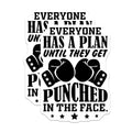 (2 Pack) Motivational Boxing Stickers - Inspirational Quote - Boxing Gloves Decal - 5" On Longest Side - Sticks to Smooth Flat Surfaces - Made in USA - BMCS8726